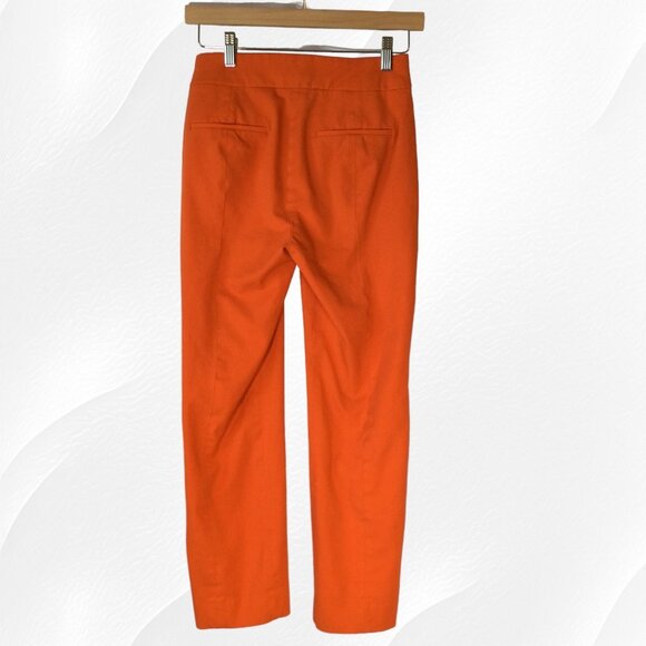 J. Crew Remi Orange Pants Size 0 - Picture 2 of 10